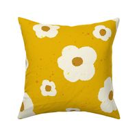 Speckled Floral in Mustard