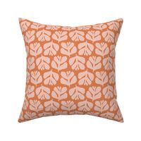 Greek Flora Sm | Pink + Orange