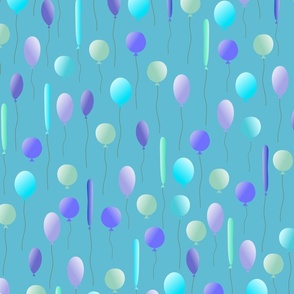 Baloons When Blue on Blue