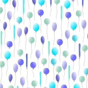 Baloons When Blue Frame