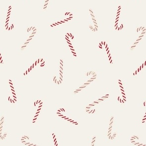 tossed candy canes // small