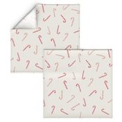 tossed candy canes // large