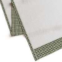 cabincore christmas green wobbly gingham