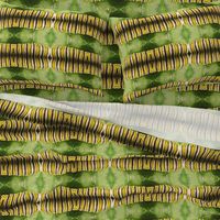 AJ MONARCH CATERPILLAR ON LEAF-HORIZONTAL JUMBO-MIRROR