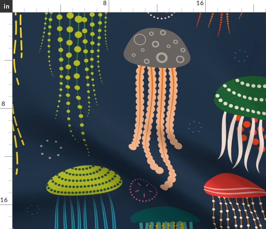 Just Jellies - Extra Large Fabric for Home Decor