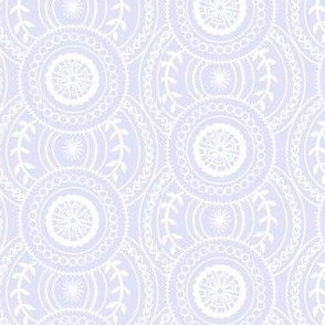 Faux Italian lace on lilac