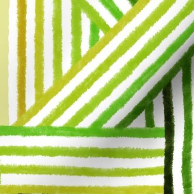 PHANTASMAGORIA STRIPES random GREEN