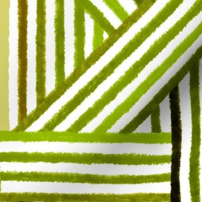 PHANTASMAGORIA STRIPES random OLIVE