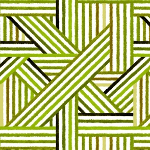 PHANTASMAGORIA STRIPES random OLIVE