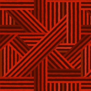 PHANTASMAGORIA STRIPES random RED dark