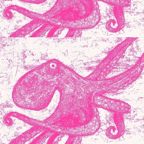 Rustic Octopus - Pink