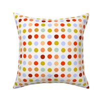 Multicolor spot medium scale bright mustard red by Pippa Shaw