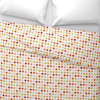 Multicolor spot medium scale bright mustard red by Pippa Shaw