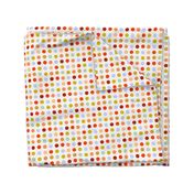 Multicolor spot medium scale bright mustard red by Pippa Shaw