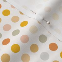 Multicolor spot small scale pastel gold pink by Pippa Shaw