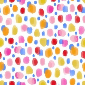 Painted Dalmatian Abstract - summery 