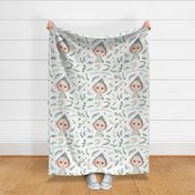 18x18 cushion cover monkey  