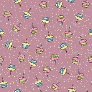 Cupcakes Confetti Medium Pink 2