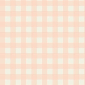 Peachy Gingham Coordinate small scale