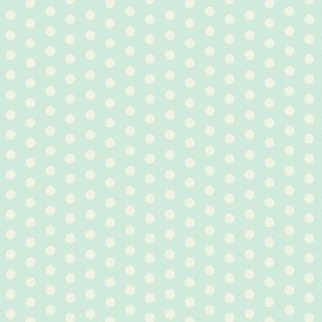 Mint Polka Dots small scale