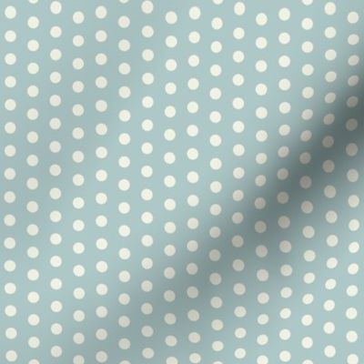 Blue Polka Dots small scale