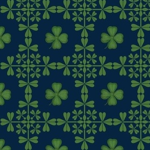 Shamrock Quilt Blue