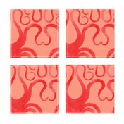 Octopuses in love coral jumbo
