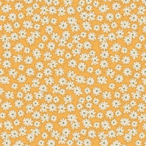 Orange and Cream Dainty Flowers