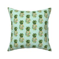 Tropical Sealife Pineapple Floral Smaller