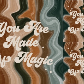1 blanket + 2 loveys: you are made of magic caramel and forest