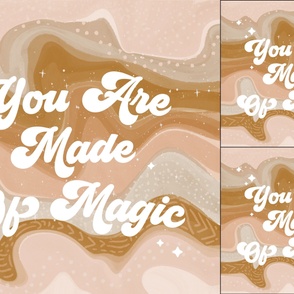 1 blanket + 2 loveys: you are made of magic blush and gold