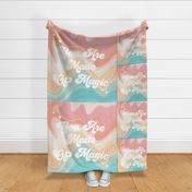 1 blanket + 2 loveys: you are made of magic coral ice and aqua