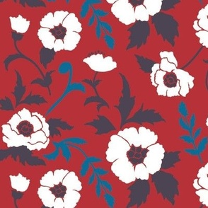 Fuyou - Rosemallow floral pattern