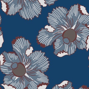 Botan Peony flower pattern
