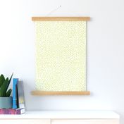 **Large Just dots citron on white