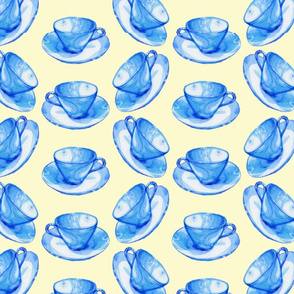 Blue China Cup