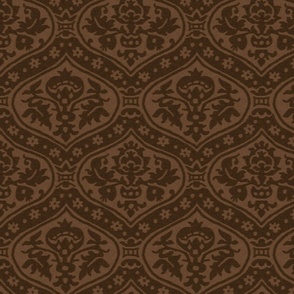 Renaissance Italian "velvet" damask, brown