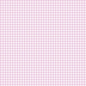 Sweet pink and eggshell grid