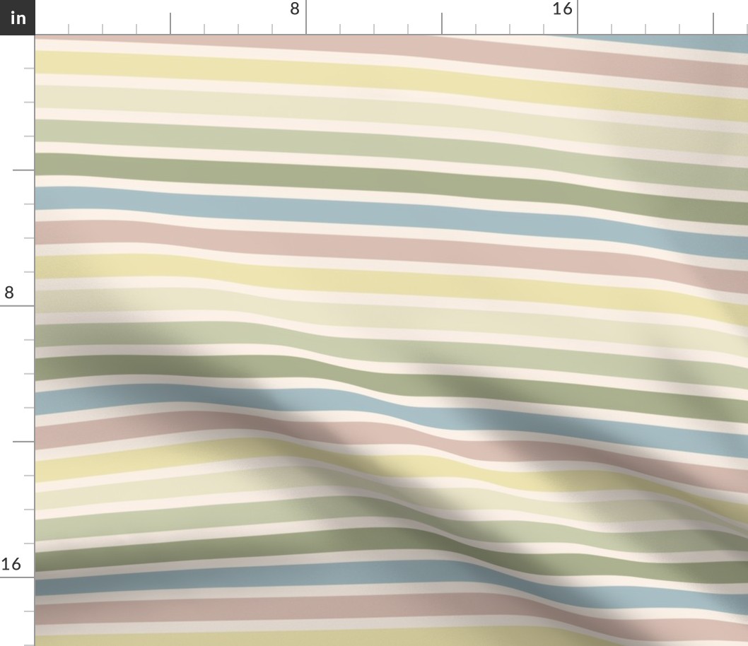 Pastel Halloween Stripes { horizontal }