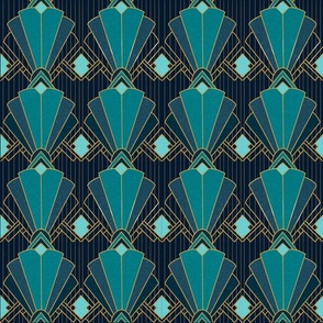 Art Deco blues