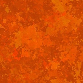 Fall Abstract Burnt Orange with leaves