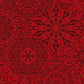 Red Room Wallpaper, 24 inch