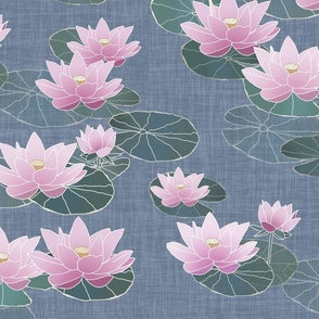 Japanese lotus Pond-medium