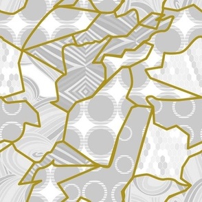 Kintsugi, Neutral Geometric Wallpaper