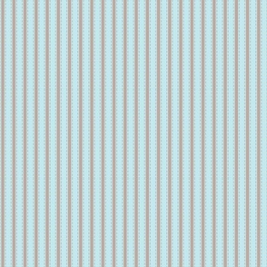 Old stripes - beige on teal