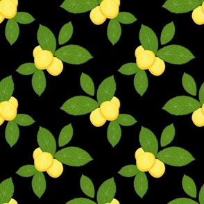 Lovely Lemons - black, medium