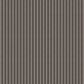 Textured stripes - beige on brown