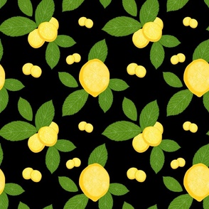 Luscious Lemons - black, medium