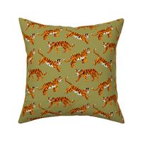 Bengal Tigers - Olive Green - Medium Scale