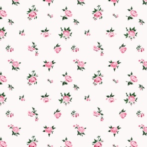 rococo roses pink